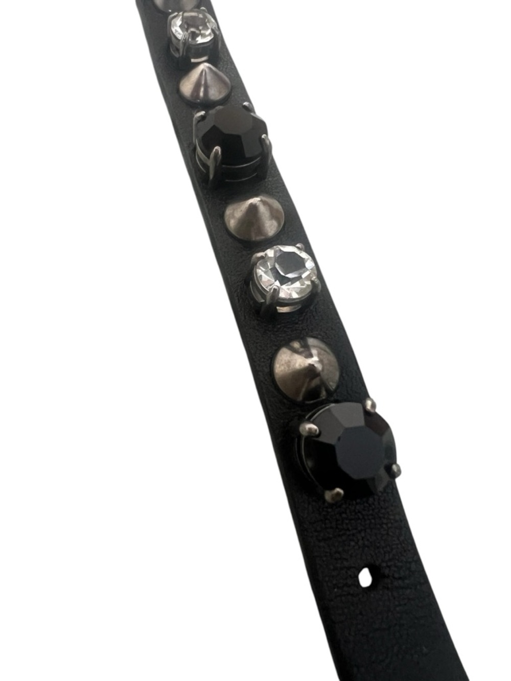 MIU MIU Studded & Crystal Wrap Bracelet - Picture 6 of 13